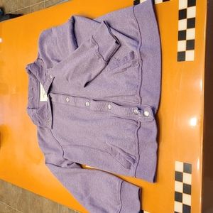 Sonoma, snap up jacket, size XL, light purple